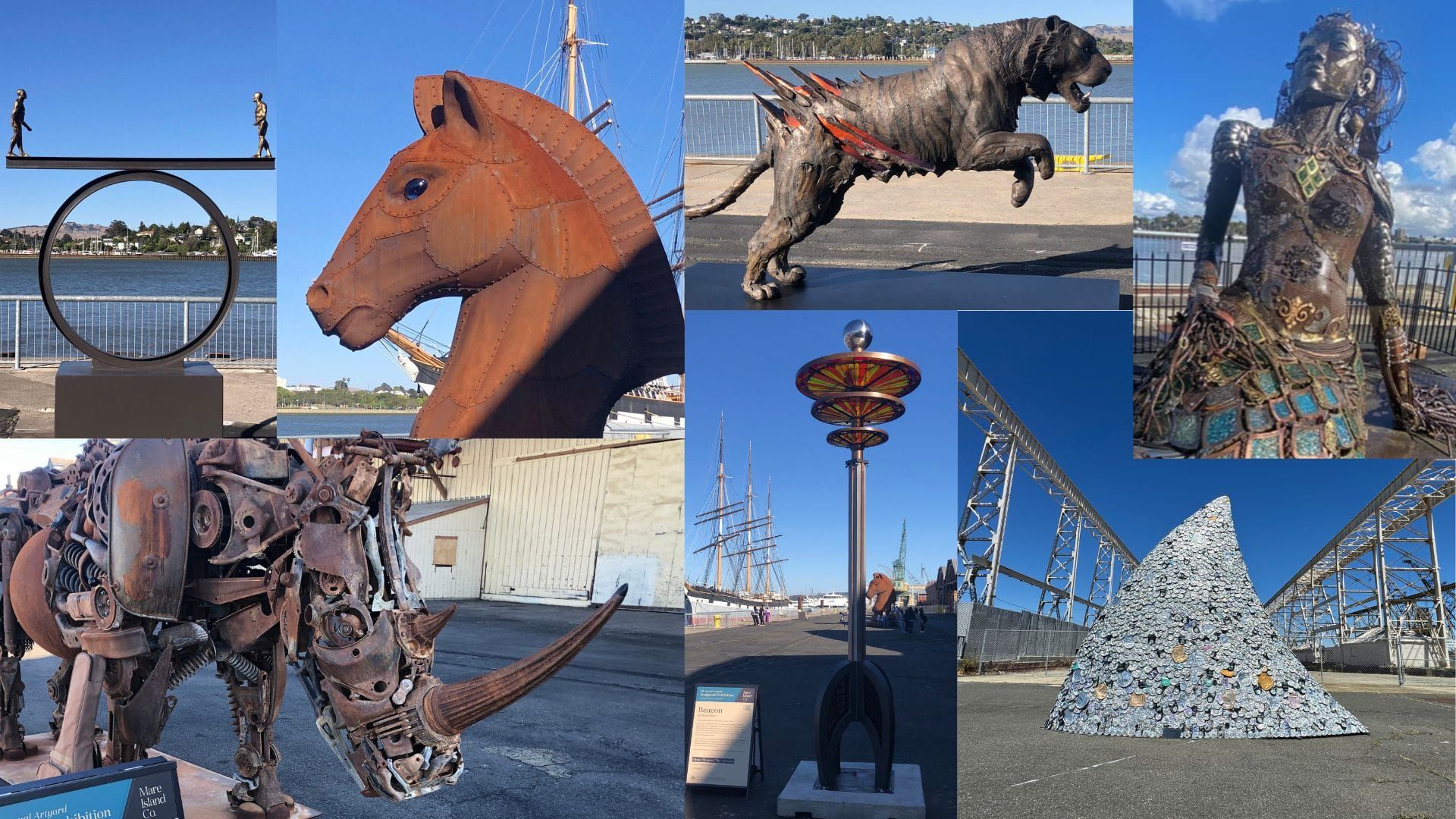 New art sculptures installed on Vallejo’s Mare Island