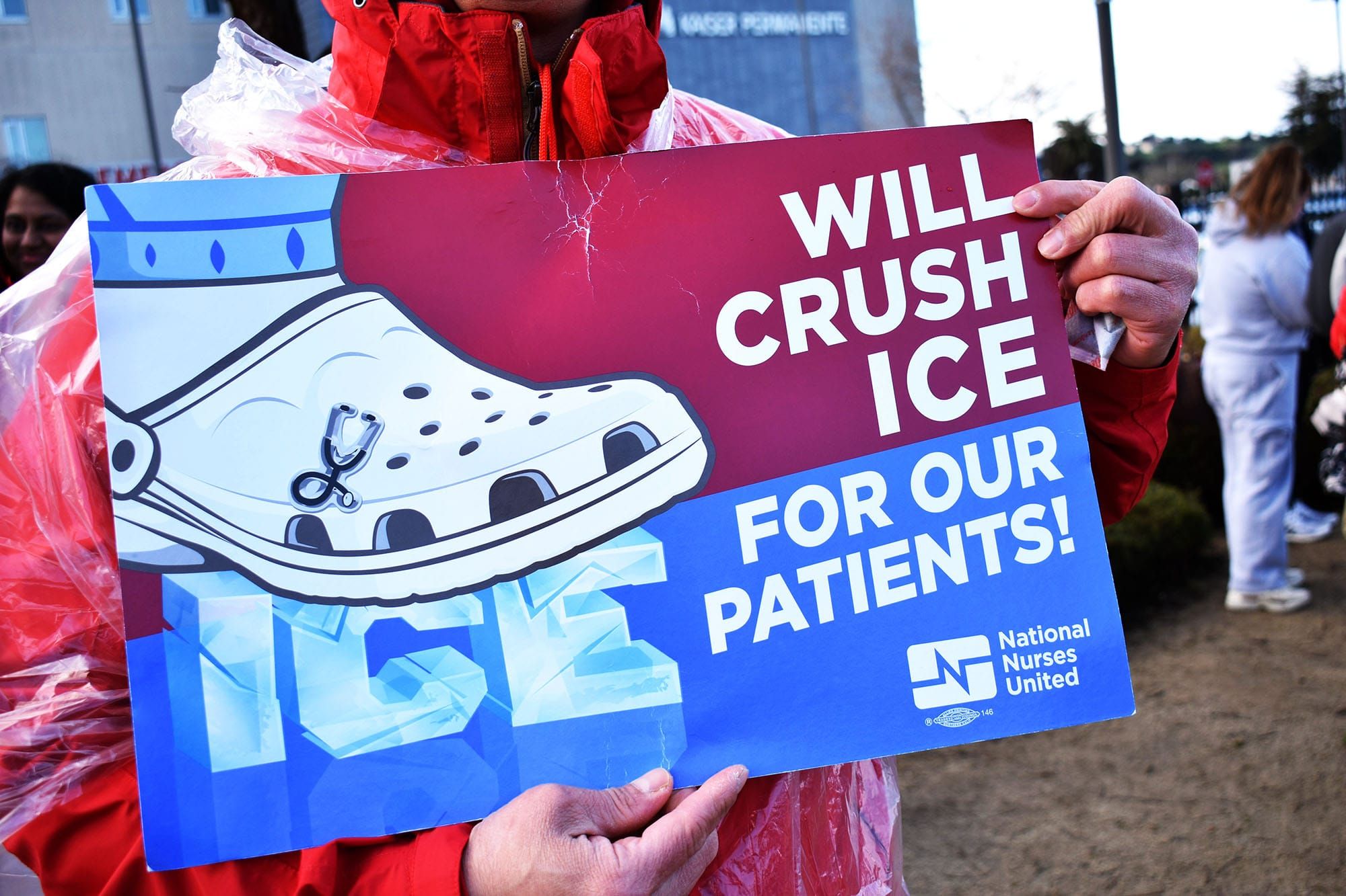 Vallejo Kaiser nurses join union day of action against ICE