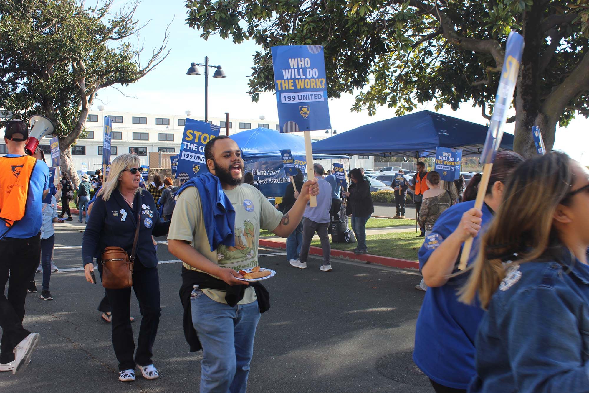 Union rallies against planned layoffs at Vallejo school district meeting