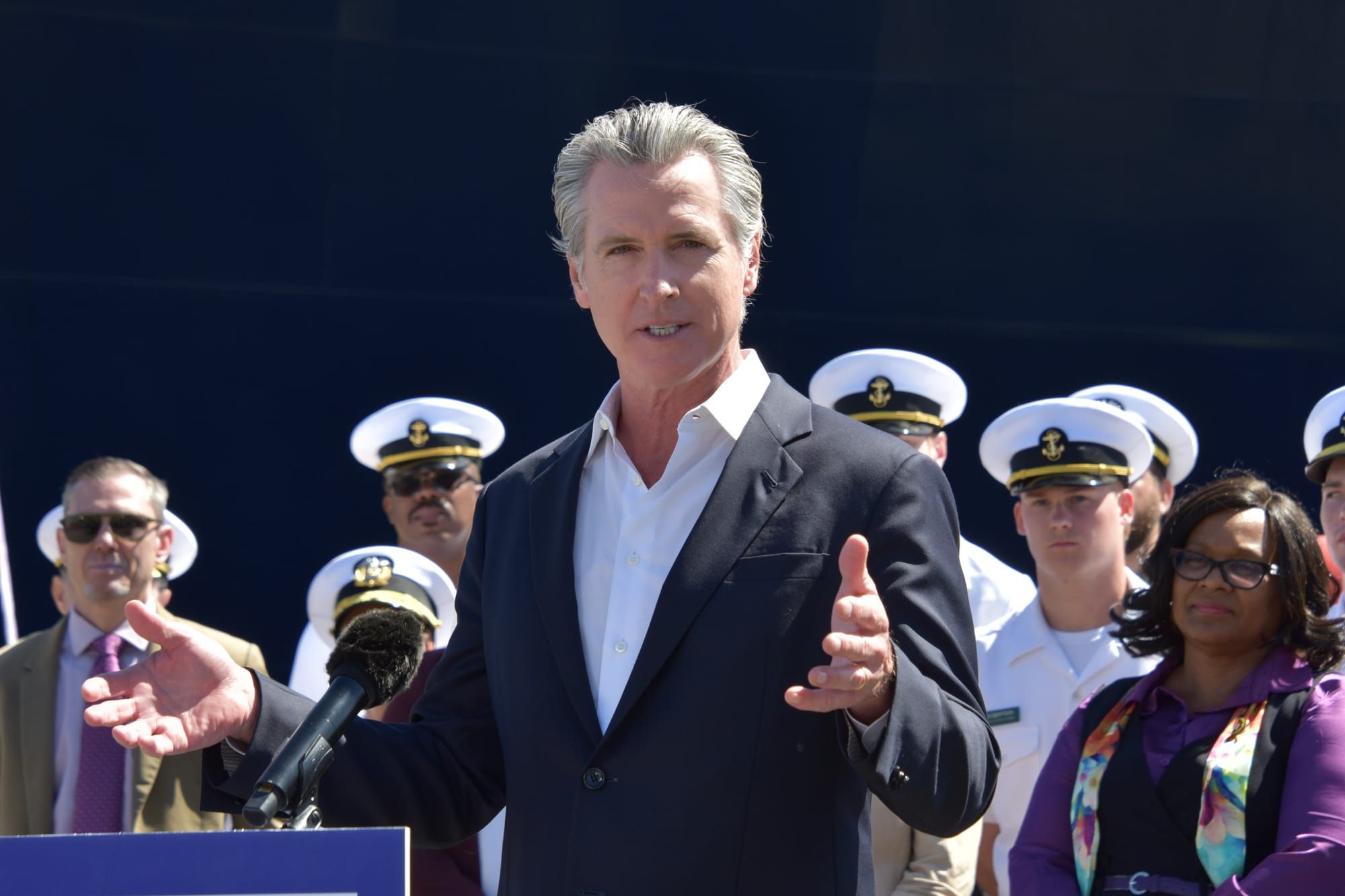 Gov. Gavin Newsom announces shipbuilding award in Vallejo for Mare Island and Cal Poly Maritime Academy