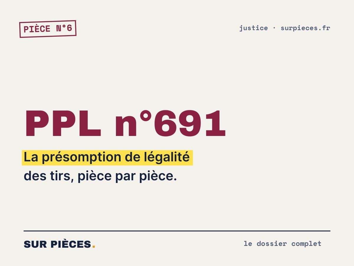 « Permis de tuer » : on a lu proposition de loi sur les tirs des policiers, ligne à ligne