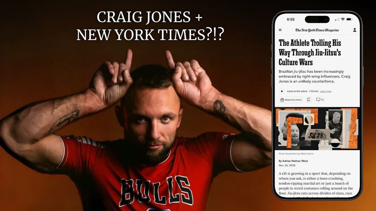 Craig Jones trolled his way into the NYT