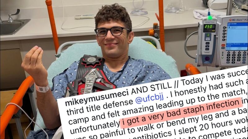 Why did UFC BJJ let Mikey compete with a staph infection?