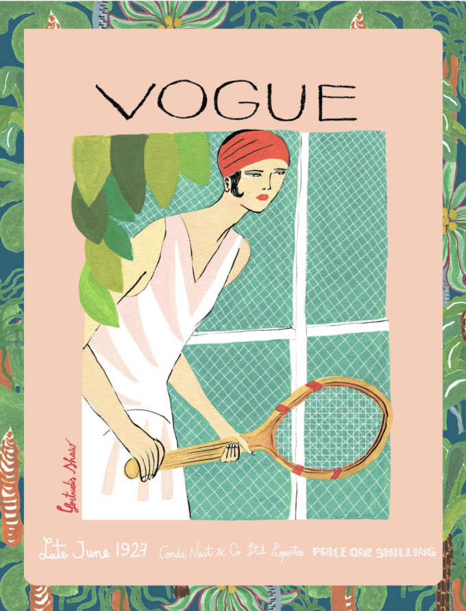 Ilustración de Gertrudis Shaw, Chile