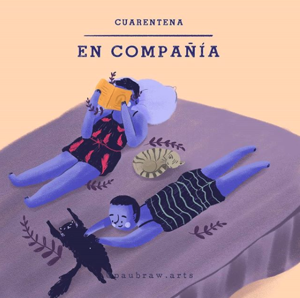 Ilustración de Pau Braw, Chile