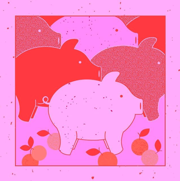 Ilustración de Sandrinne Anne, Chile