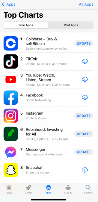 Top Chart Apple Store