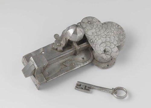 Candado con llave 1600-1699 - Rijksmuseum