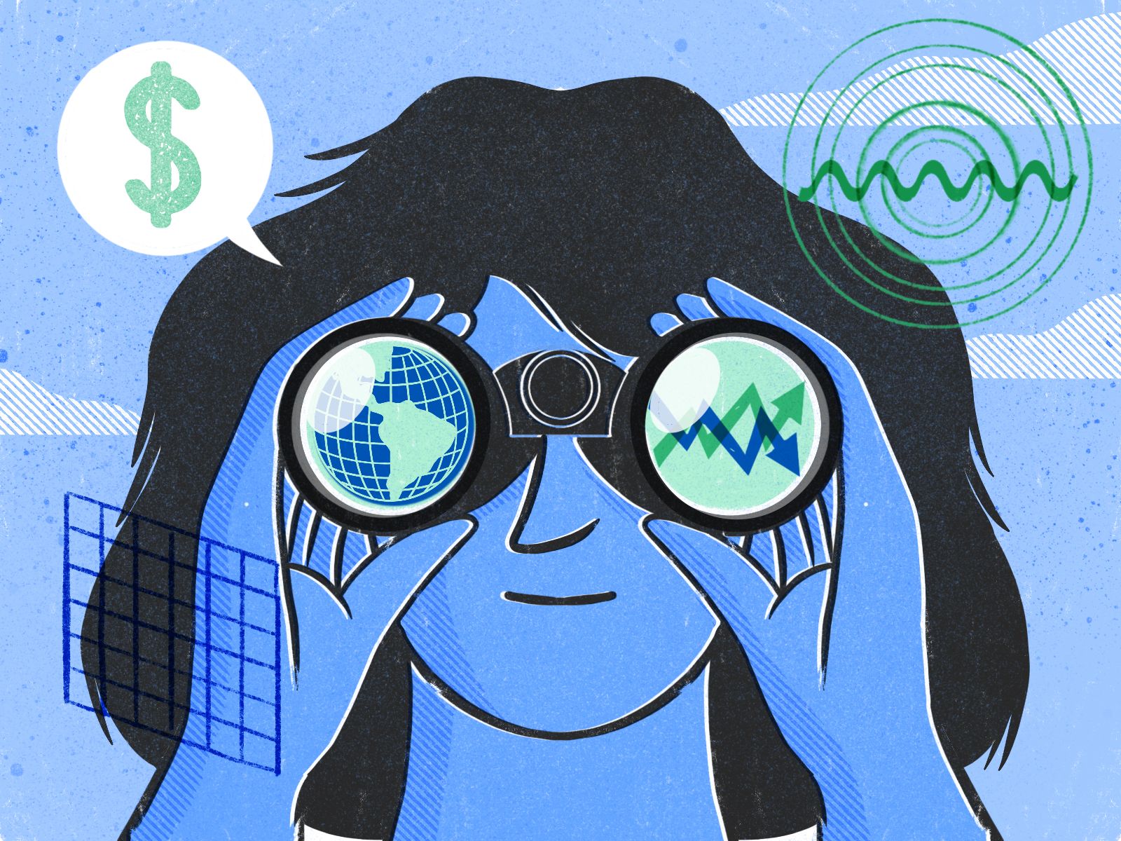 Imagen de persona mirando a lo lejos