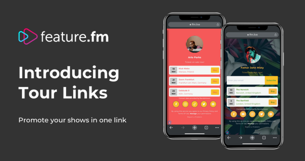 Introducing Tour Links: Promote your shows in one link