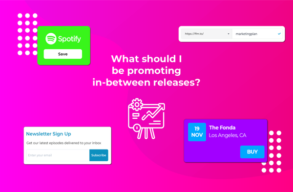 What should I be promoting in-between releases?