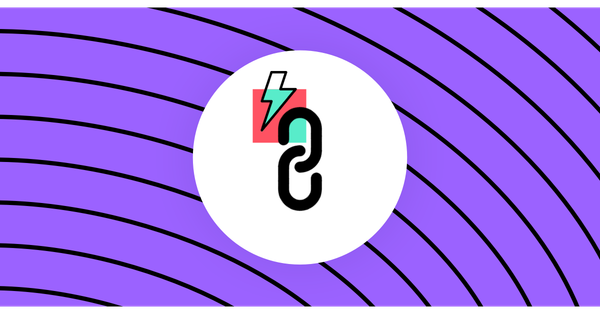 Feature.fm's fastest page load speed header image with link and lightning bolt