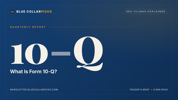 What Is Form 10-Q?