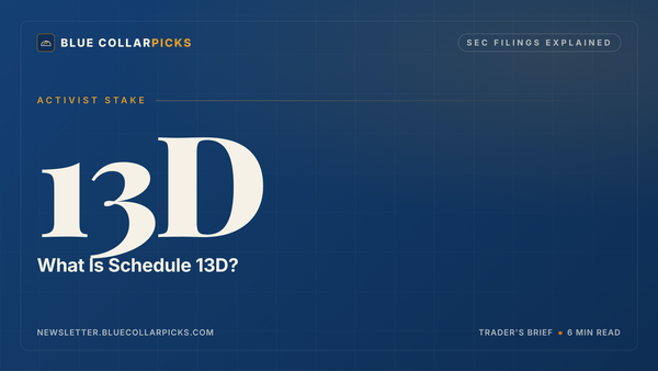 What Is Schedule 13D?