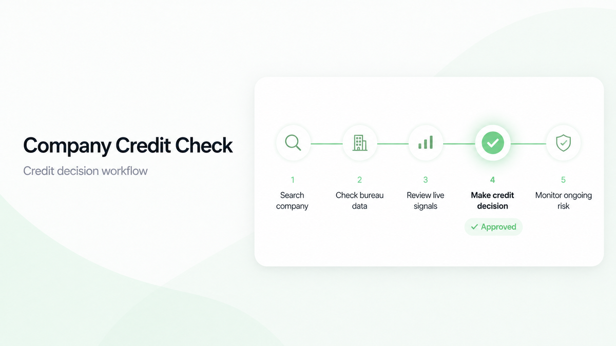 The complete guide to a company credit check and what most businesses miss