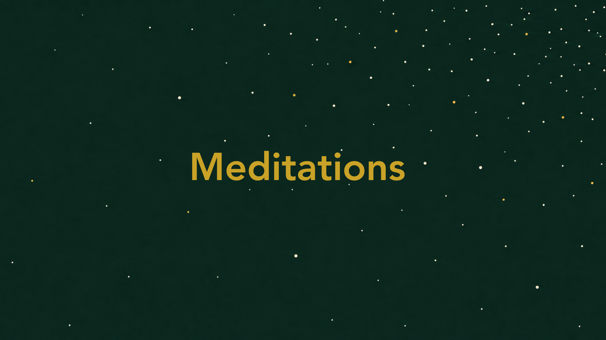 6 Meditations on the New Earth
