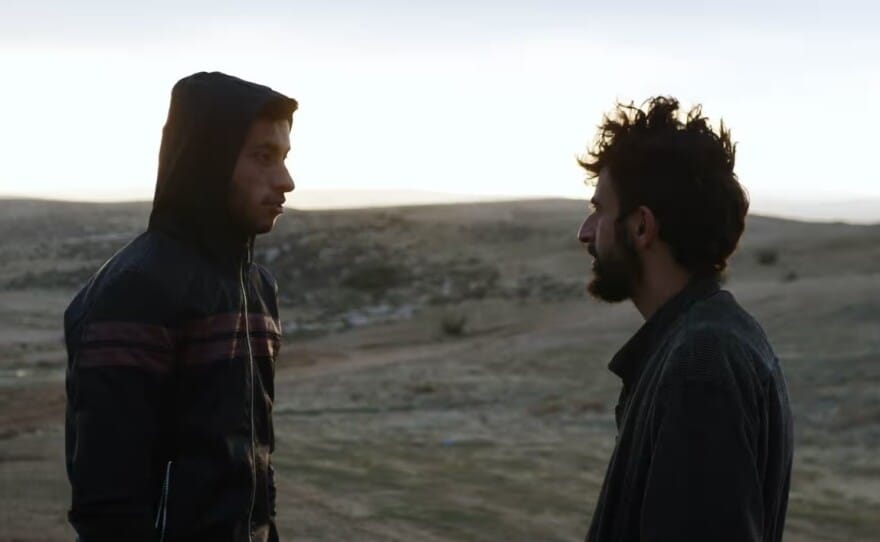 Palestinian Basel Adra and Israeli Yuval Abraham in conversation.