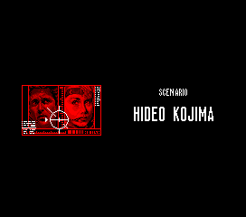 Scenario: Hideo Kojima