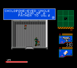 Child: One-eyed uncle is kind of a father to us.