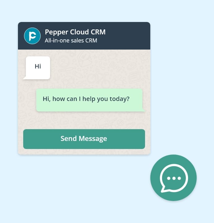 WhatsApp widget on website for opt-ins