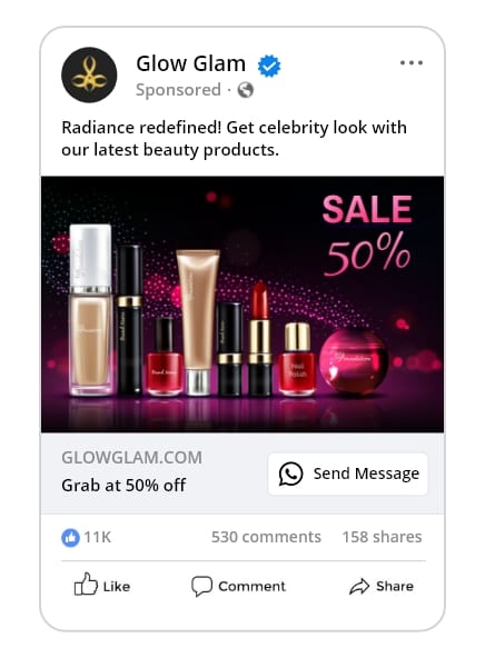 WhatsApp opt-ins from social media ads