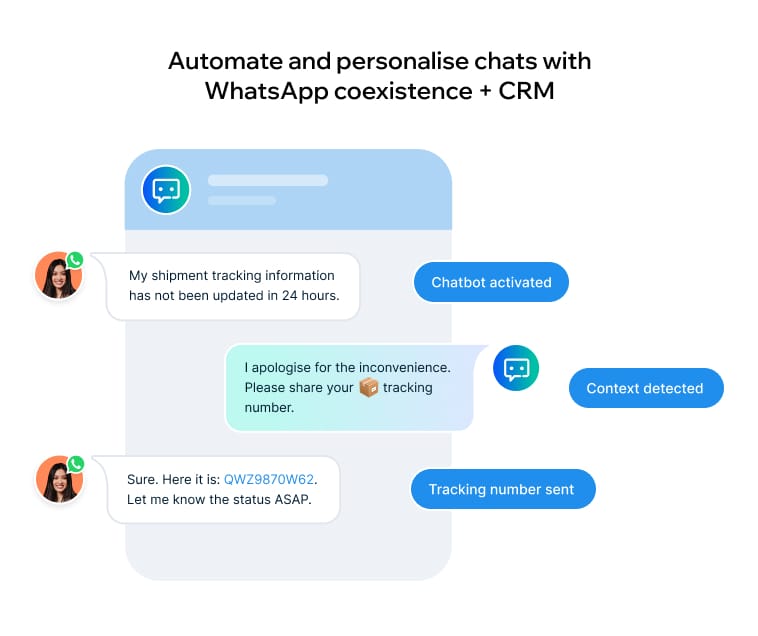 Maintain a unified message history across platforms