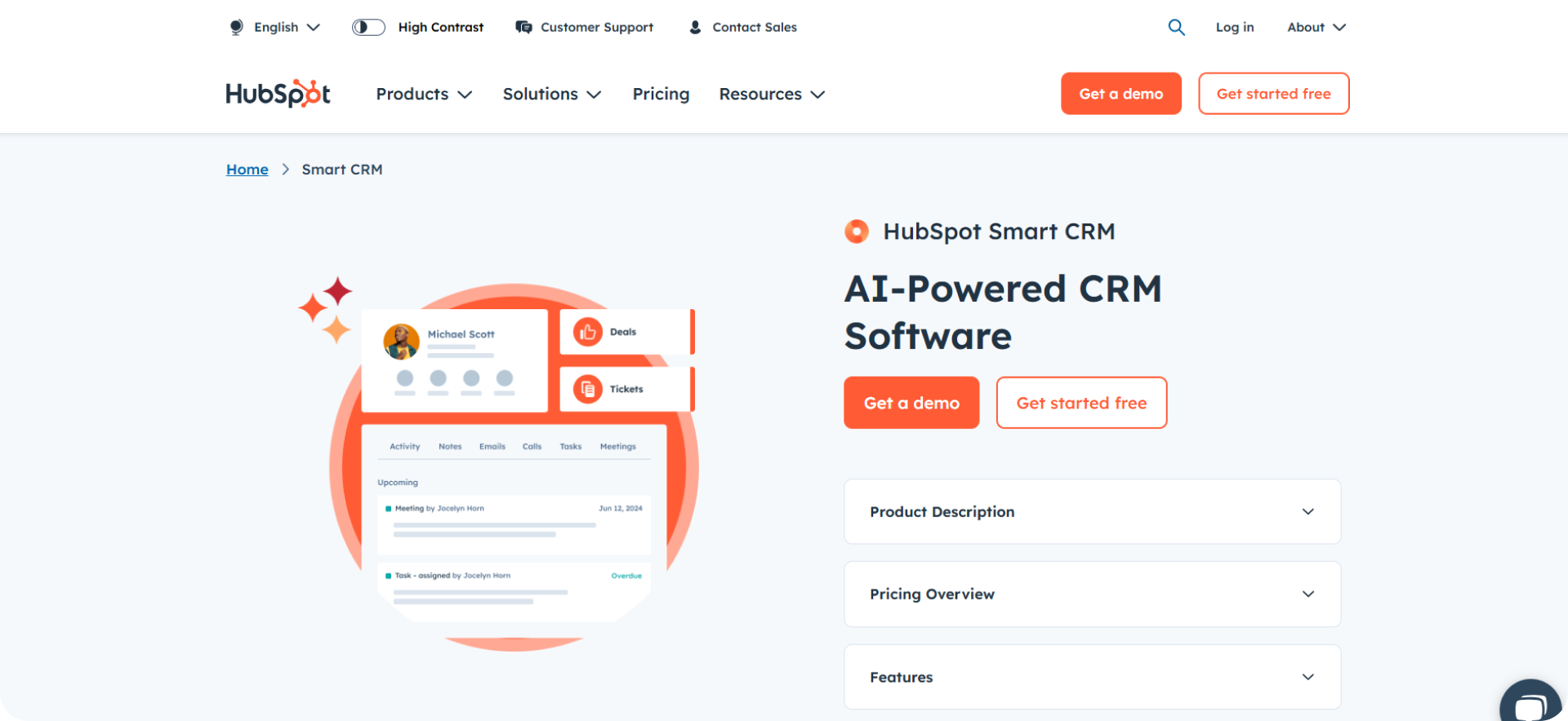 HubSpot AI CRM 