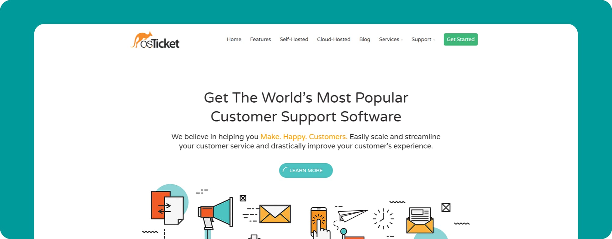 osTicket — Customisable open-source ticketing solution