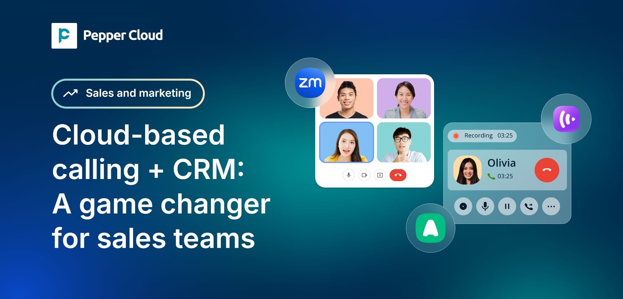 Cloud-based calling + CRM: A game changer for sales teams