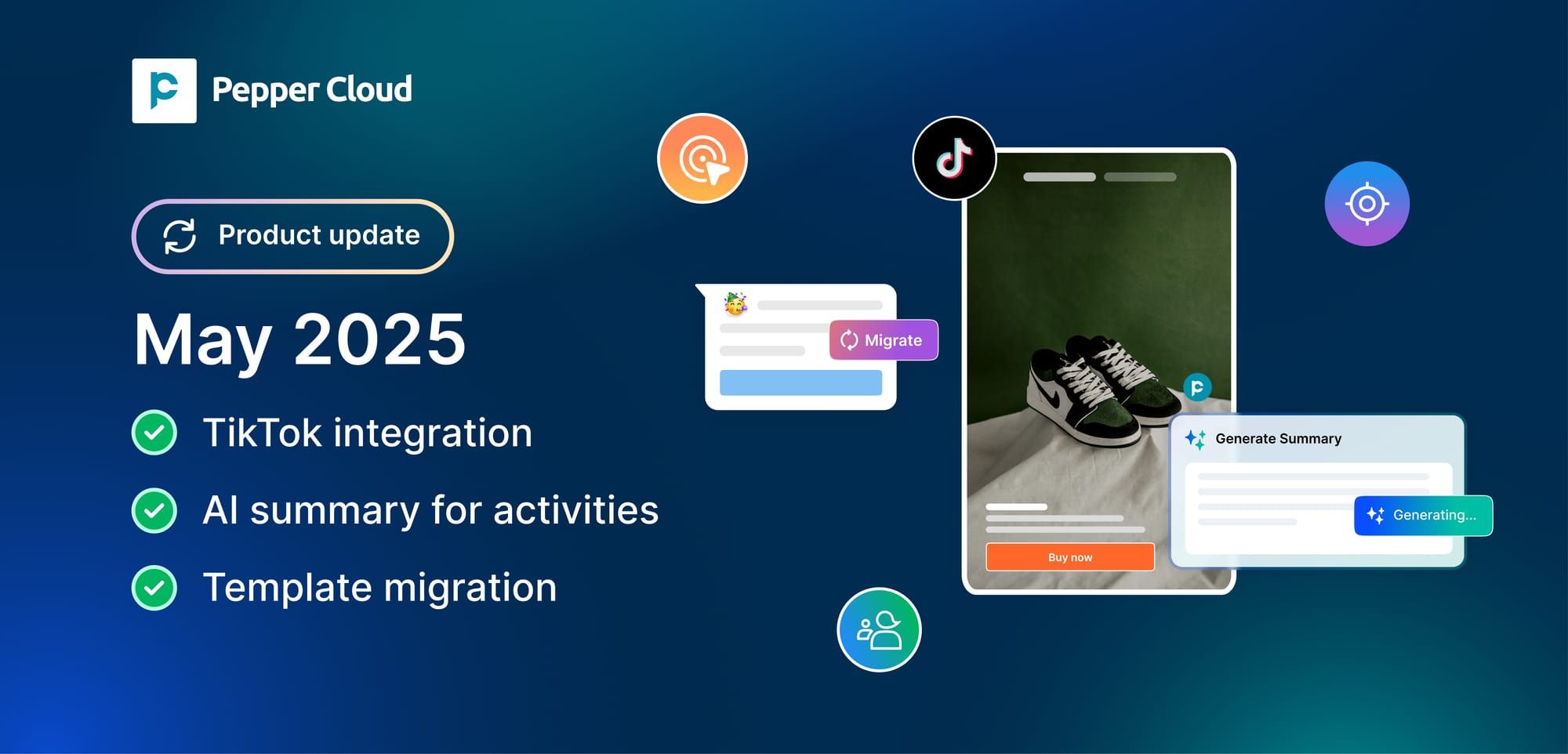 TikTok integration, AI summary for activities, and more