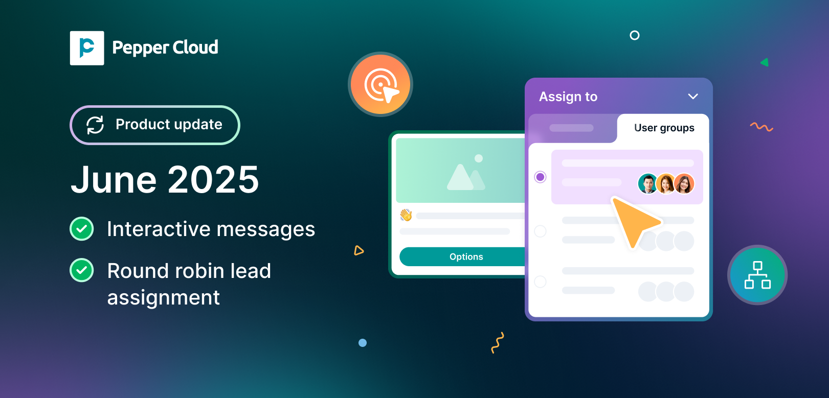 Round robin lead assignment and interactive WhatsApp messages
