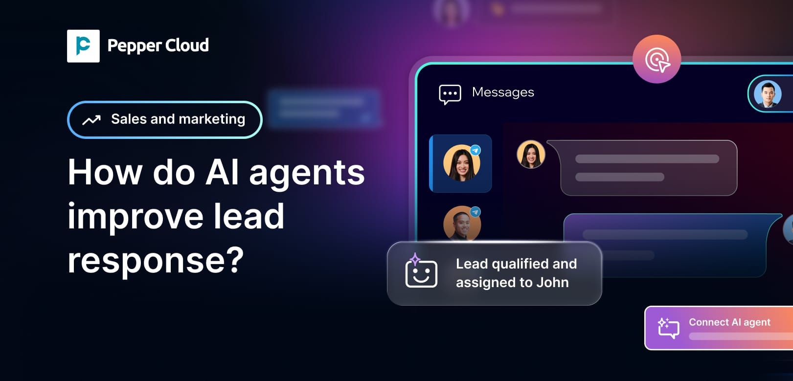 How AI agents in CRM improve lead response time and conversion rates?