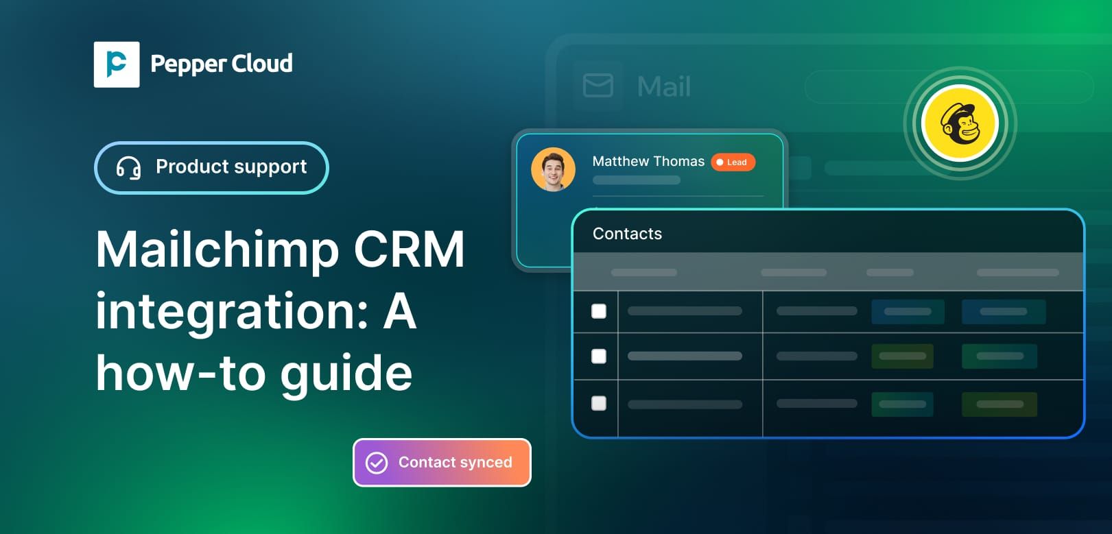 How to integrate Mailchimp with Pepper Cloud CRM?