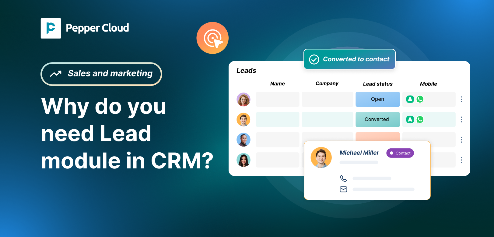 Why do you need Lead module in CRM?