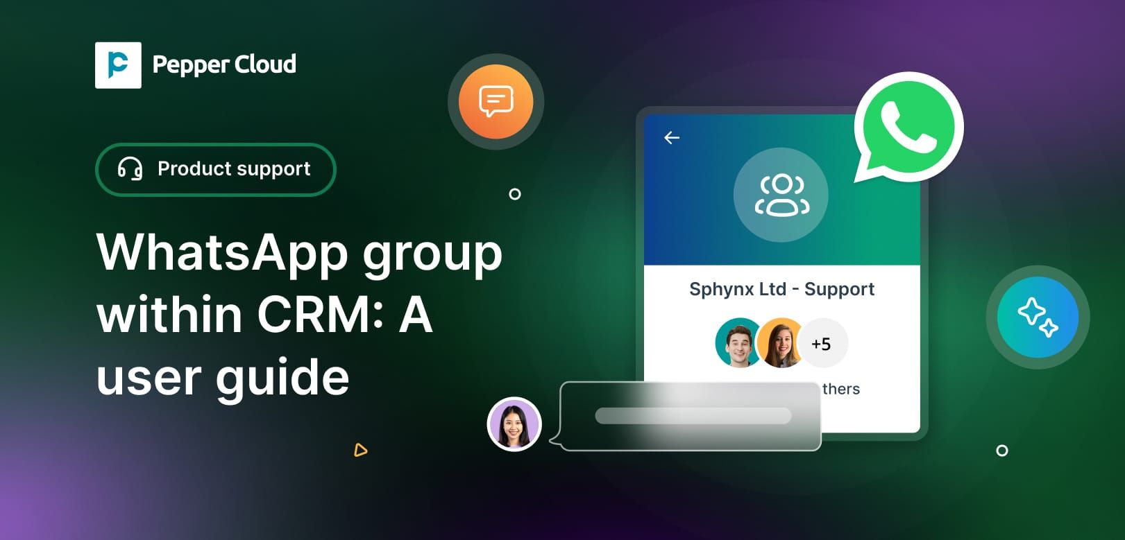 Manage WhatsApp group from within CRM: A User Guide