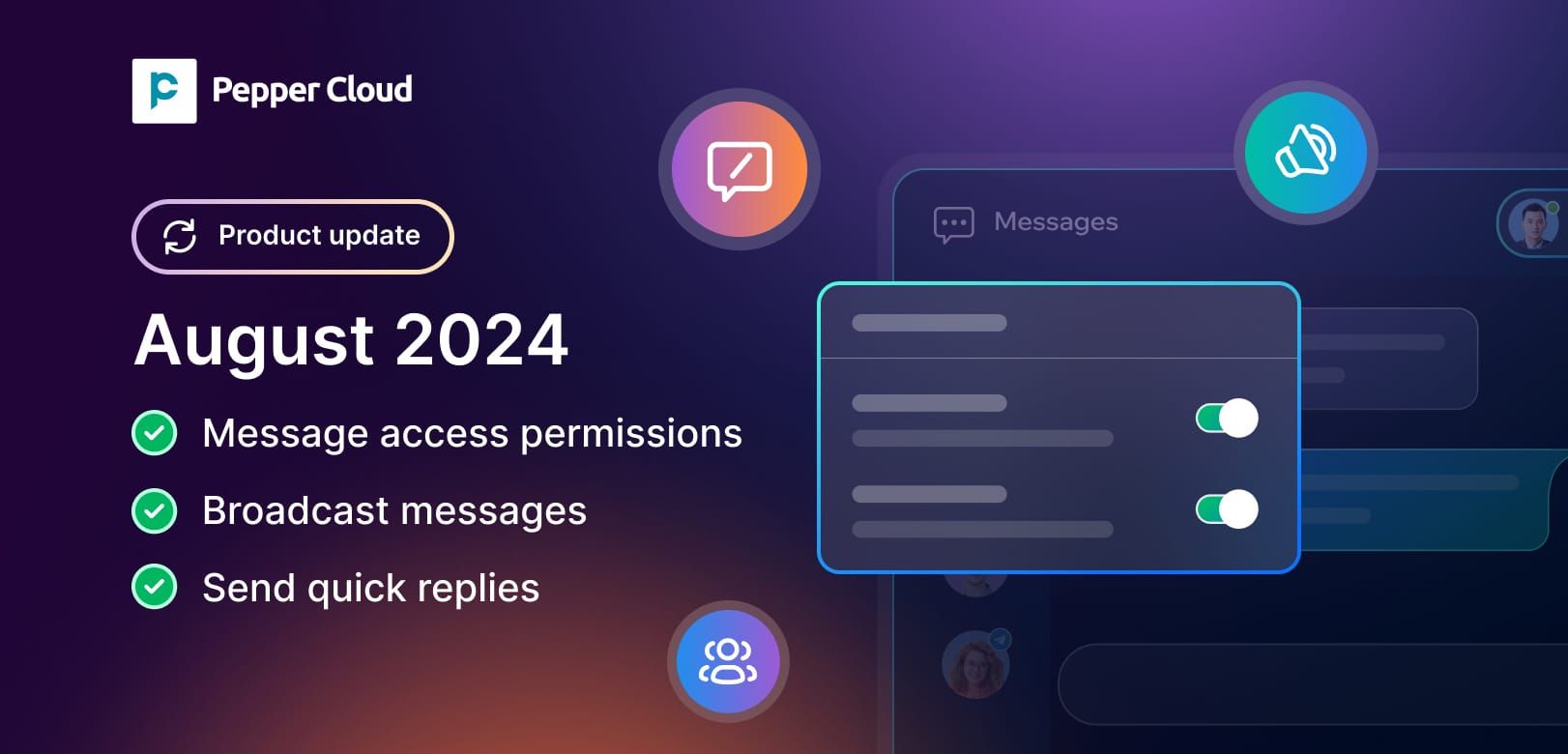 Message access permission, WhatsApp group broadcasts, and more