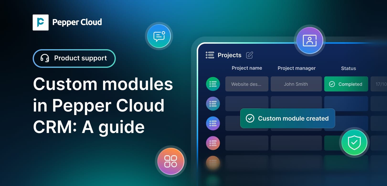 Custom modules in Pepper Cloud CRM: How to build a CRM around the way you work