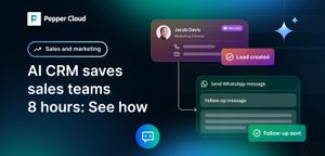 How AI WhatsApp CRM automates sales tasks and saves teams one full workday