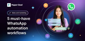 Five WhatsApp automation workflows every growing business should set up first