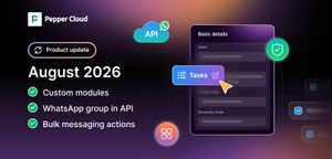 New features: Custom modules, Bulk messaging actions, and more