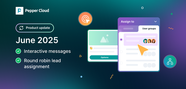 Round robin lead assignment and interactive WhatsApp messages