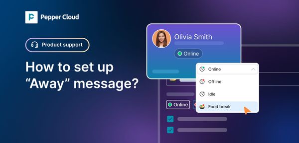 How to set up “Away” message?