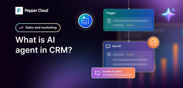 What is an AI agent in CRM and how does it work?