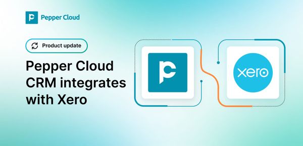 Pepper Cloud CRM integrates with Xero