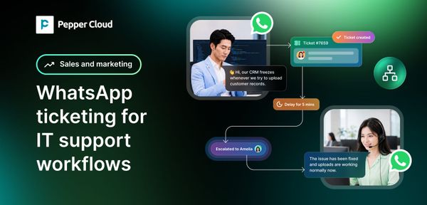 How WhatsApp ticketing streamlines IT Support workflows: 5 immediate benefits for modern businesses