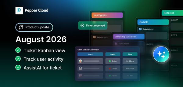 New features: Ticket Kanban view, AssistAI for tickets, and more