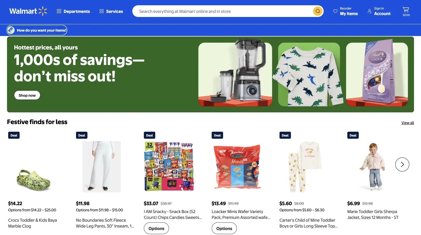 walmart website
