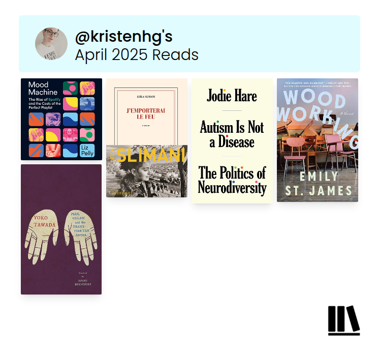 April 2025 Reading Roundup