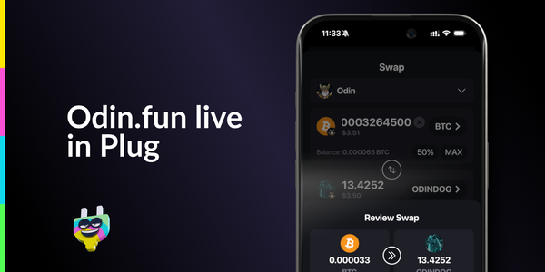 Odin Is Now Live in Plug Wallet