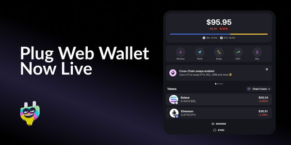 Plug Web Wallet Is Now Live